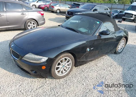 2005 BMW Z4 2.5I из США, поврежденный, VIN 4USBT33535LS54102